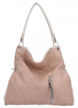Dámská kabelka shopper bag Hernan pudrová růžová HB0170