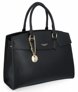 Dámská kabelka kufřík Herisson černá 26H5505