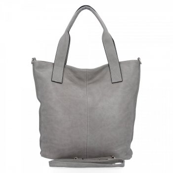 Dámská kabelka shopper bag Hernan světle šedá HB0363