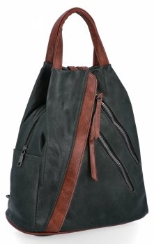 Dámská kabelka batůžek Herisson zelená 1452H2023-47