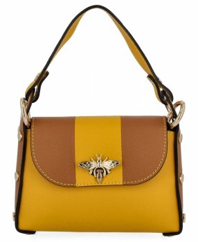 Kožené kabelka listonoška Vittoria Gotti béžová 845-Bzoro