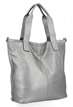 Dámská kabelka shopper bag Hernan stříbrná HB0363