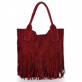 Dámská kabelka shopper bag Vittoria Gotti bordová VPOS9