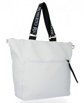 Dámská kabelka univerzální Roberto Ricci bílá 19075
