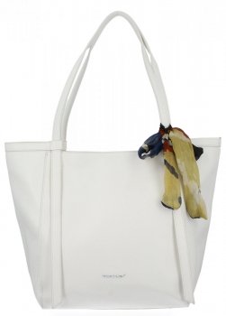 Dámská kabelka shopper bag David Jones bílá CM6101