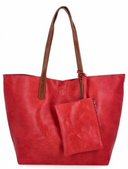 Dámská kabelka shopper bag Herisson červená H8805