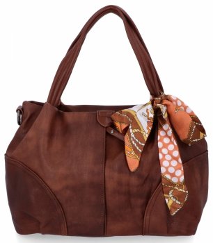 Univerzální dámská taška Shopper Bag firmy Herisson 15B6038 hnědá