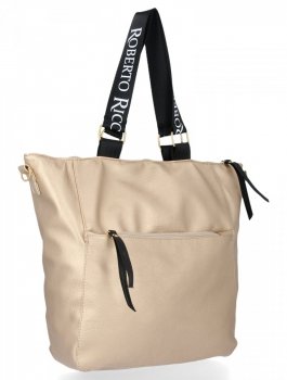 Dámská kabelka univerzální Roberto Ricci zlatá 19075