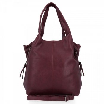 Dámská kabelka shopper bag Hernan bordová HB0293