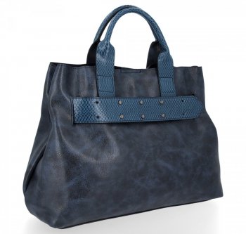 Dámská kabelka shopper bag Potri tmavě modrá PF720