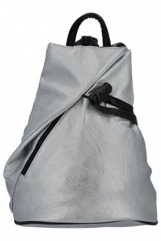 Dámská kabelka batůžek Hernan stříbrná HB0246