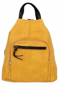 Dámská kabelka batůžek Hernan žlutá HB0370