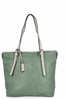 Dámská kabelka shopper bag Hernan světle zelená HB0213-1