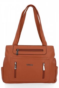 Dámská kabelka shopper bag Hernan zrzavá 3892