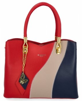 Dámská kabelka kufřík Herisson červená 275A151