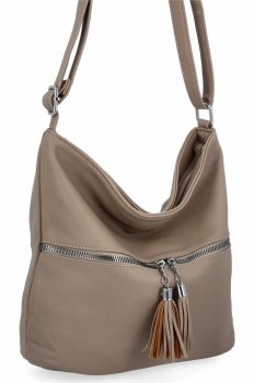 Dámská kabelka listonoška Herisson tmavě béžová 1052L2095