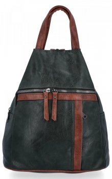 Dámská kabelka batůžek Herisson zelená 1402B321