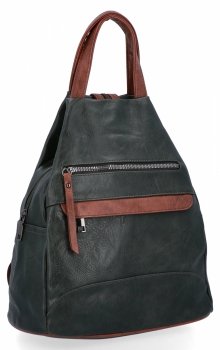 Dámská kabelka batůžek Herisson zelená 1452H2023-43
