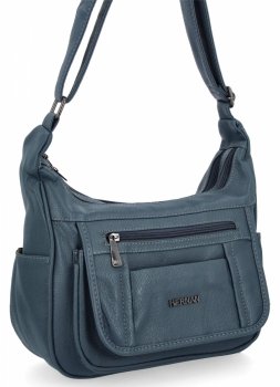 Dámská kabelka listonoška Hernan modrá 8969