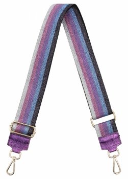 Módní pásek na tašku H09 tmavě fialový