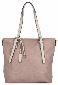 Dámská kabelka shopper bag Hernan pudrová růžová HB0213-1