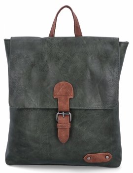 Dámská kabelka batůžek Herisson lahvově zelená 1502H450