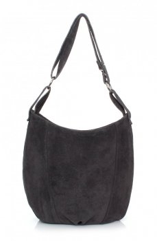 Bőr táska kézi táska Genuine Leather sötétszürke 802