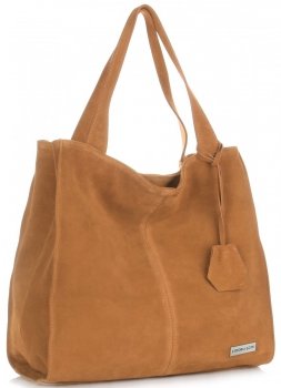 Bőr táska shopper bag Vittoria Gotti vörös V501