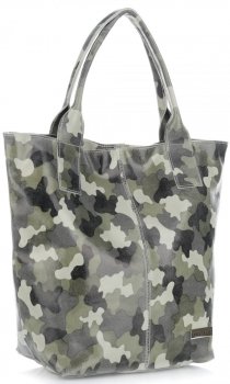 Bőr táska shopper bag Vittoria Gotti V15