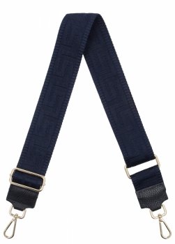 Divatos táskapánt Geometric PA005 kék