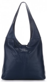 Bőr táska shopper bag Vittoria Gotti piros V3L