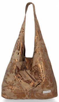 Bőr táska shopper bag Vittoria Gotti földszínű V2473