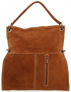 Bőr táska shopper bag Vittoria Gotti vörös V5001C