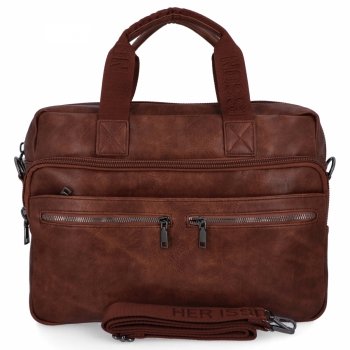Női aktatáska Herisson 22H2023-166 sötétbarna
