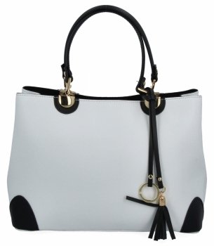 Bőr táska kuffer Vittoria Gotti fehér 5239-Fbczar