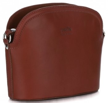 Bőr táska levéltáska Genuine Leather barna E4098