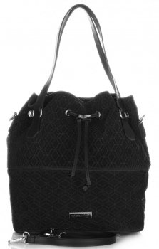 Női Táská shopper bag Vittoria Gotti fekete V1005