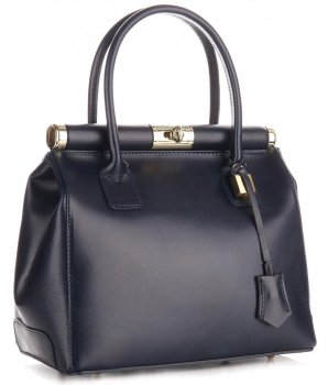 Bőr táska kuffer Genuine Leather csokoládé 816(1