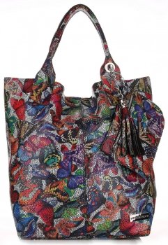 Bőr táska shopper bag Vittoria Gotti V788
