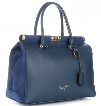 Bőr táska kuffer Vittoria Gotti jeans V816(1