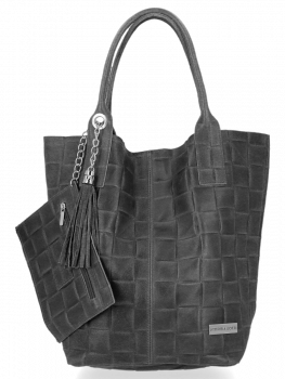 Bőr táska shopper bag Vittoria Gotti B22