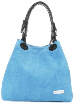 Bőr táska shopper bag Vittoria Gotti jeans V90047CH