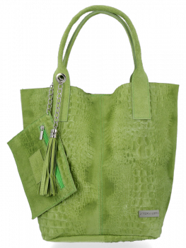 Bőr táska shopper bag Vittoria Gotti B23