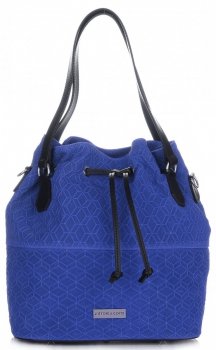 Női Táská shopper bag Vittoria Gotti kobalt V1005