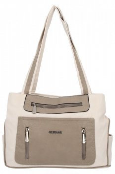 Női Táská shopper bag Hernan bézs 3892
