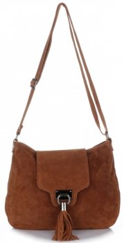 Bőr táska levéltáska Genuine Leather tengerkék 4022