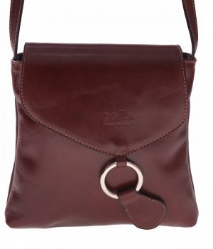 Bőr táska levéltáska Genuine Leather barna 6021