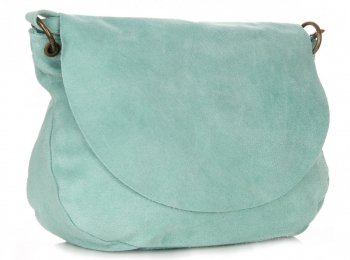 Bőr táska levéltáska Genuine Leather menta 1324
