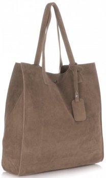 Bőr táska shopper bag Vittoria Gotti földszínű V205454