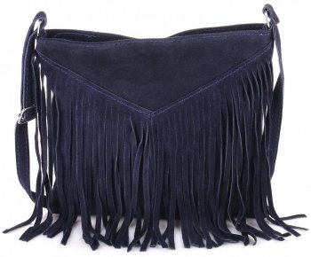 Bőr táska levéltáska Genuine Leather tengerkék 221